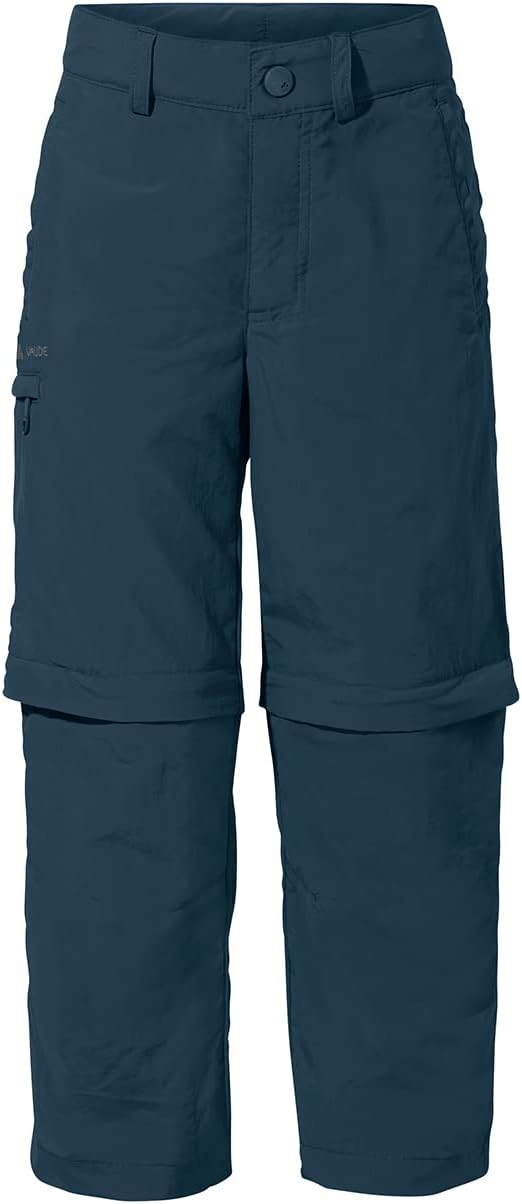VAUDE Unisex Kids Detective Antimos Zo Pants Hose, Dark Sea Uni, 92 EU