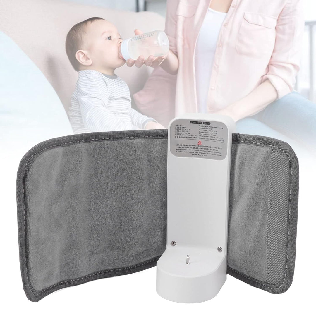 Babyflaschen-Kühltasche, ABS-Milchflaschen-Kühltasche, 18 W Tragbares Baby-Fütterungsgerät mit USB-A