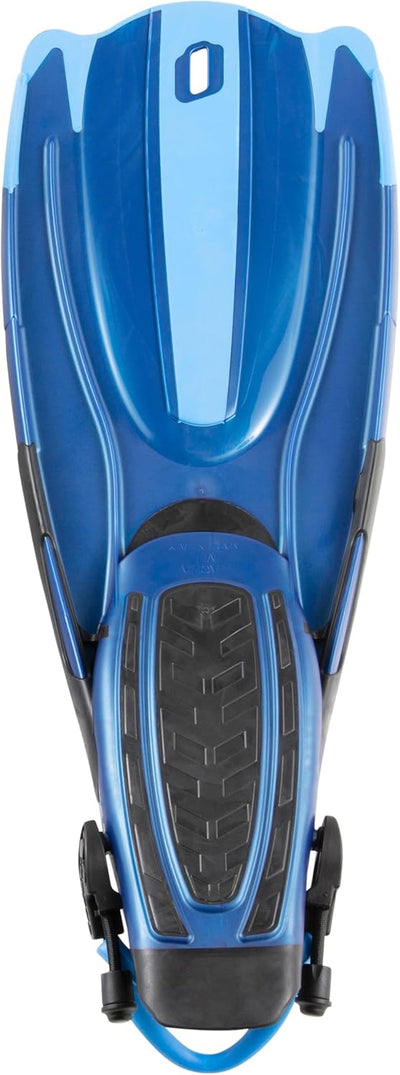 Cressi Unisex-Adult Maui Fins Flossen L-XL Schwarz/Blau, L-XL Schwarz/Blau