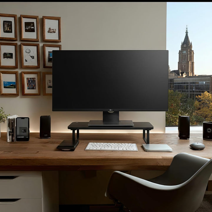 Maclean MC-933 Monitorständer 13"- 32" Bildschirmerhöhung Laptopständer Schreibtischaufsatz Bildschi