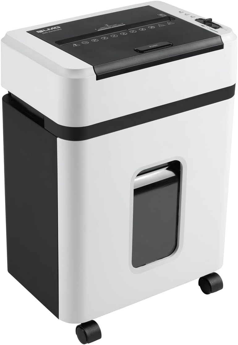 LMG Autofeed Aktenvernichter LMG-AUTO110P4 – Automatischer Papiereinzug 110 Blatt &amp; Manuell 8 Blatt