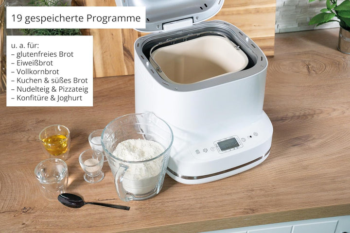 Unold Backmeister Bernd 68120, bis 1000 g Gewicht, 19 Programme, individuelles Programm, Zeitvorwahl