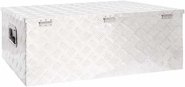 vidaXL Aufbewahrungsbox Aluminiumkoffer Aluminiumbox Lagerbox Lagerkiste Transportkoffer Transportki