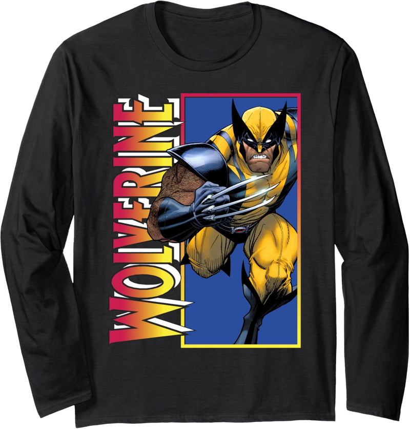 Marvel X-Men Wolverine Classic Gradient Langarmshirt