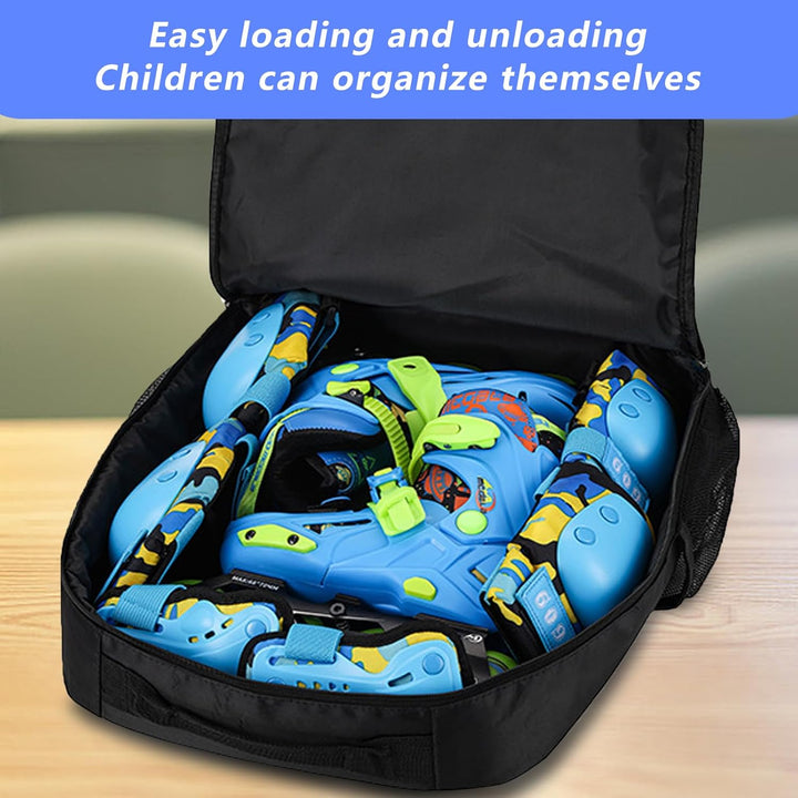 Fadcaer Atmungsaktive Transporttasche für Kinder, Rollschuhe, Rollschuh, Tasche für Inline-Skates, E