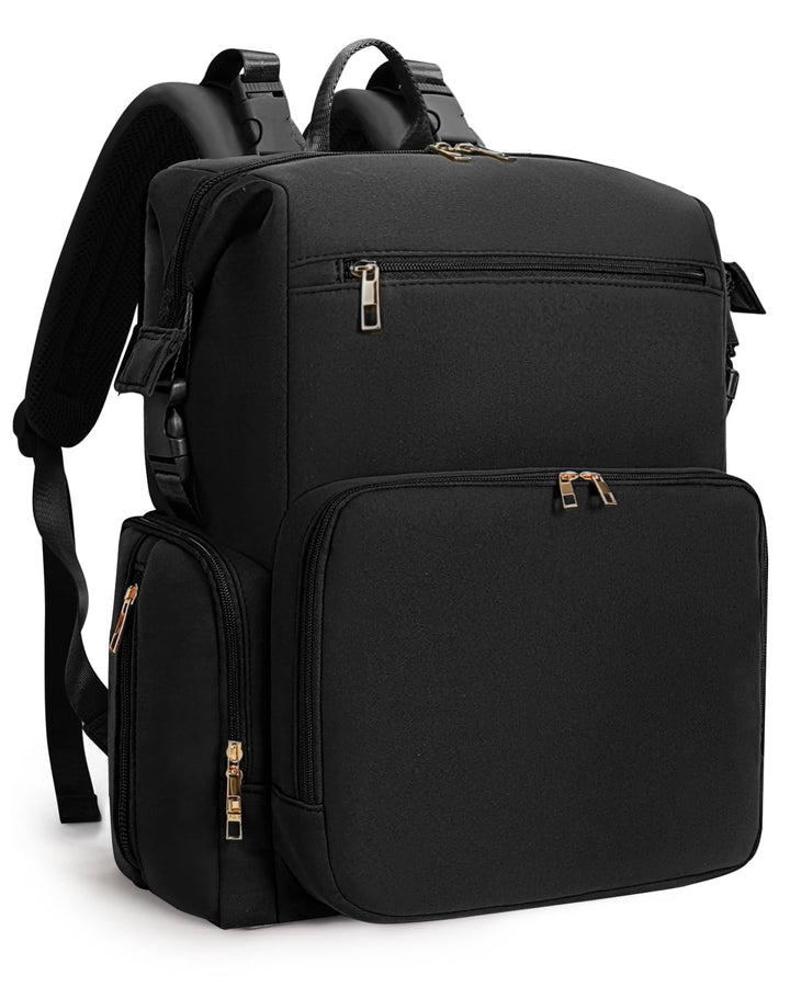 CEI-CEI Baby Wickeltasche/Rucksack mit Isolierter Flaschentasche, Wasserdichtes Neoprengewebe, Wicke
