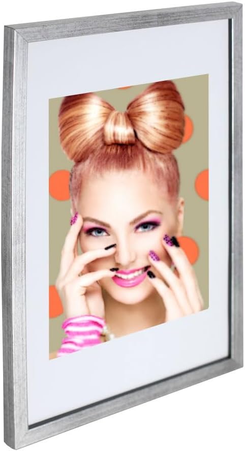 IDEAL TREND 3er 5er Set Holz Bilderrahmen Lifestyle Plexi Foto Rahmen Collage Wanddeko Poster S111: