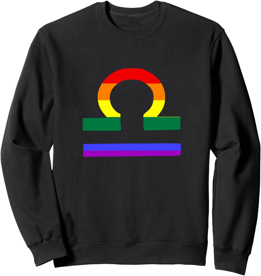 Waage Proud Libra Astrology LGBTQ Zodiac Sign Horoscope Sweatshirt
