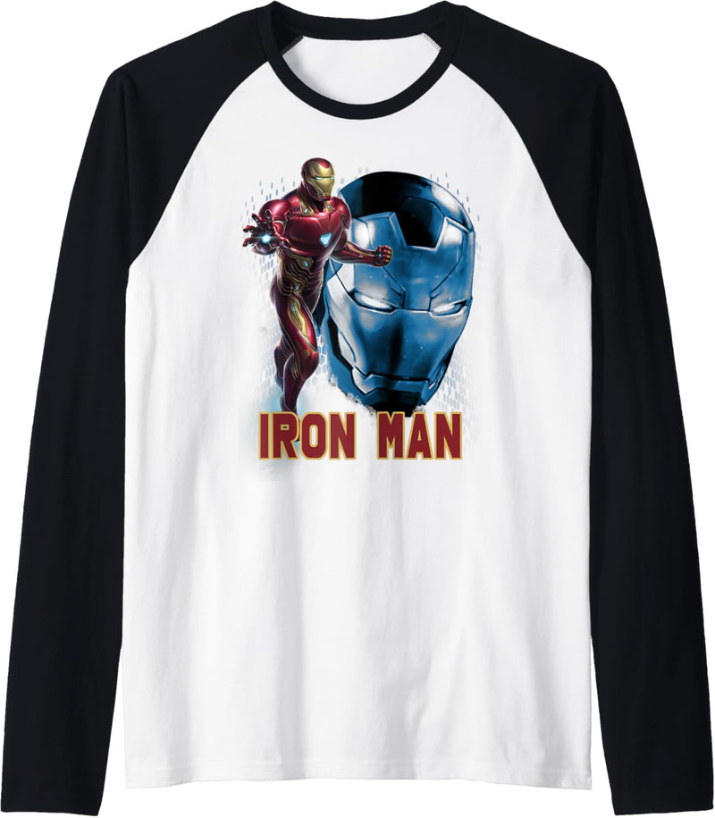 Marvel Avengers Iron Man Particle Portrait Raglan