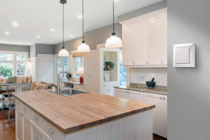 Bosch Smart Home Lichtschalter Unterputz, kompatibel mit Google Assistant, Alexa und Apple Homekit (