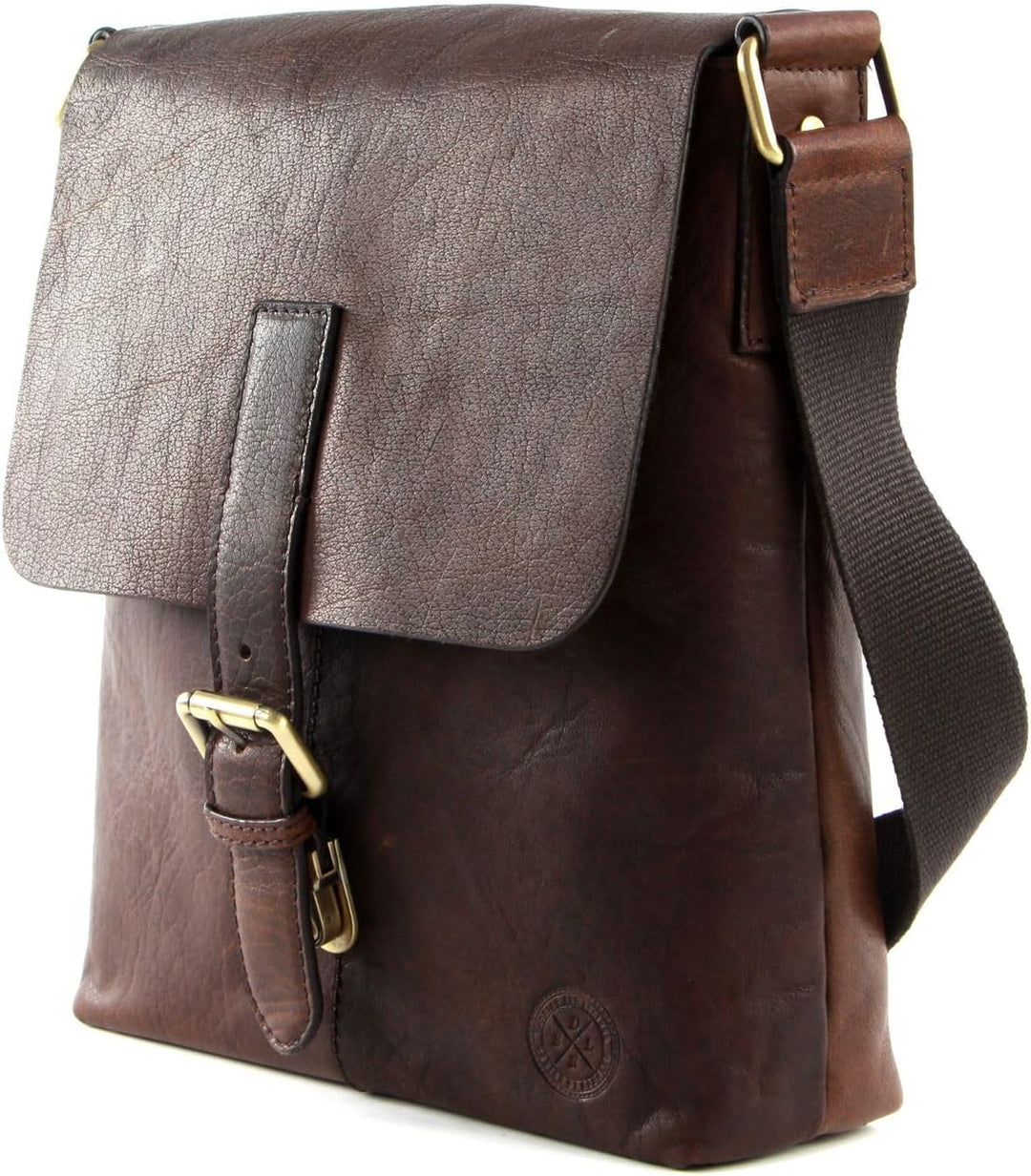SADDLER Verdal Messenger Bag M Dark Brown