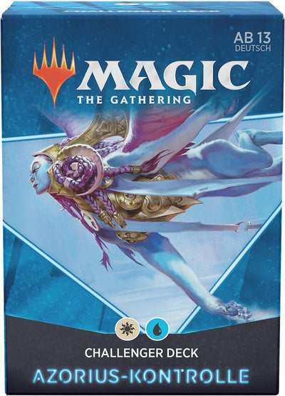 Magic: The Gathering Challenger Deck 2021 – Azorius-Kontrolle, Blau-Weiss (Deutsch Version) Deutsche