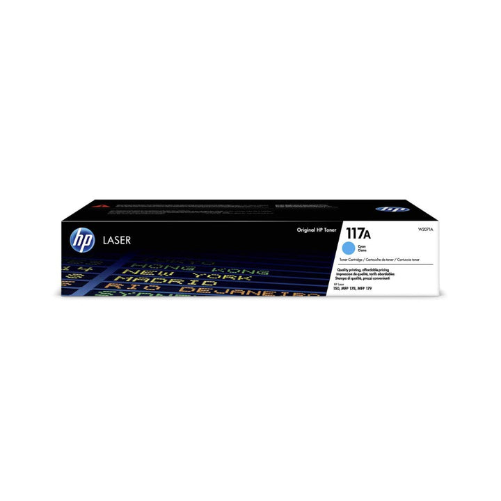 HP 117A (W2071A) Cyan Original Toner für HP Color Laser Cyan Toner cartridge, Cyan Toner cartridge