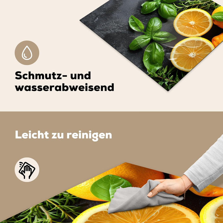 KitchenYeah© Herdabdeckplatte Einteilig Induktionsmatte Küche Abdeckung Ceranfeld Herd Abdeckplatte