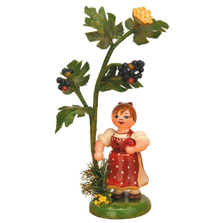 Hubrig Volkskunst Herbstkinder Herbstkind Holunder * Höhe 13cm