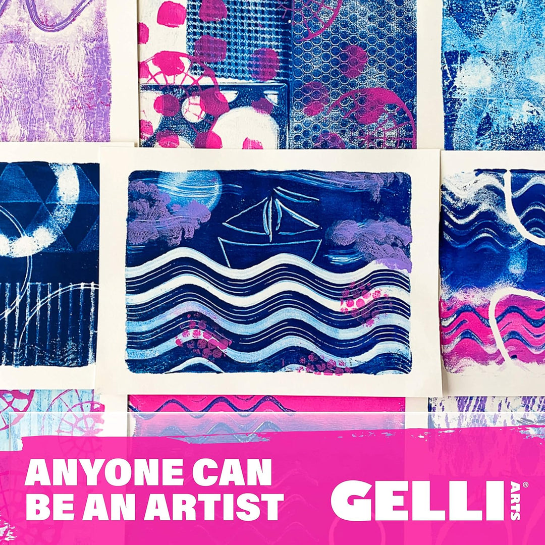 Gelli Arts GL013964721027 Gel-Druckplatte, 22,9 x 30,5 cm, transparent Einzeln, Einzeln