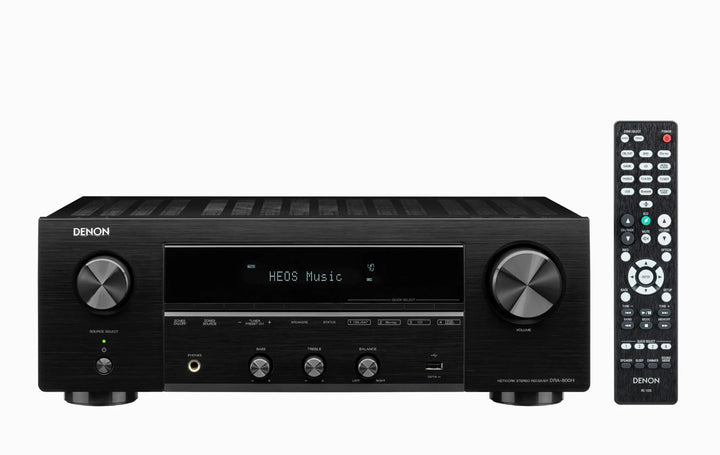 Denon DRA-800H Stereo Receiver und Verstärker, Alexa Kompatibel, 5 HDMI Eingänge, Phono-Eingang, Blu