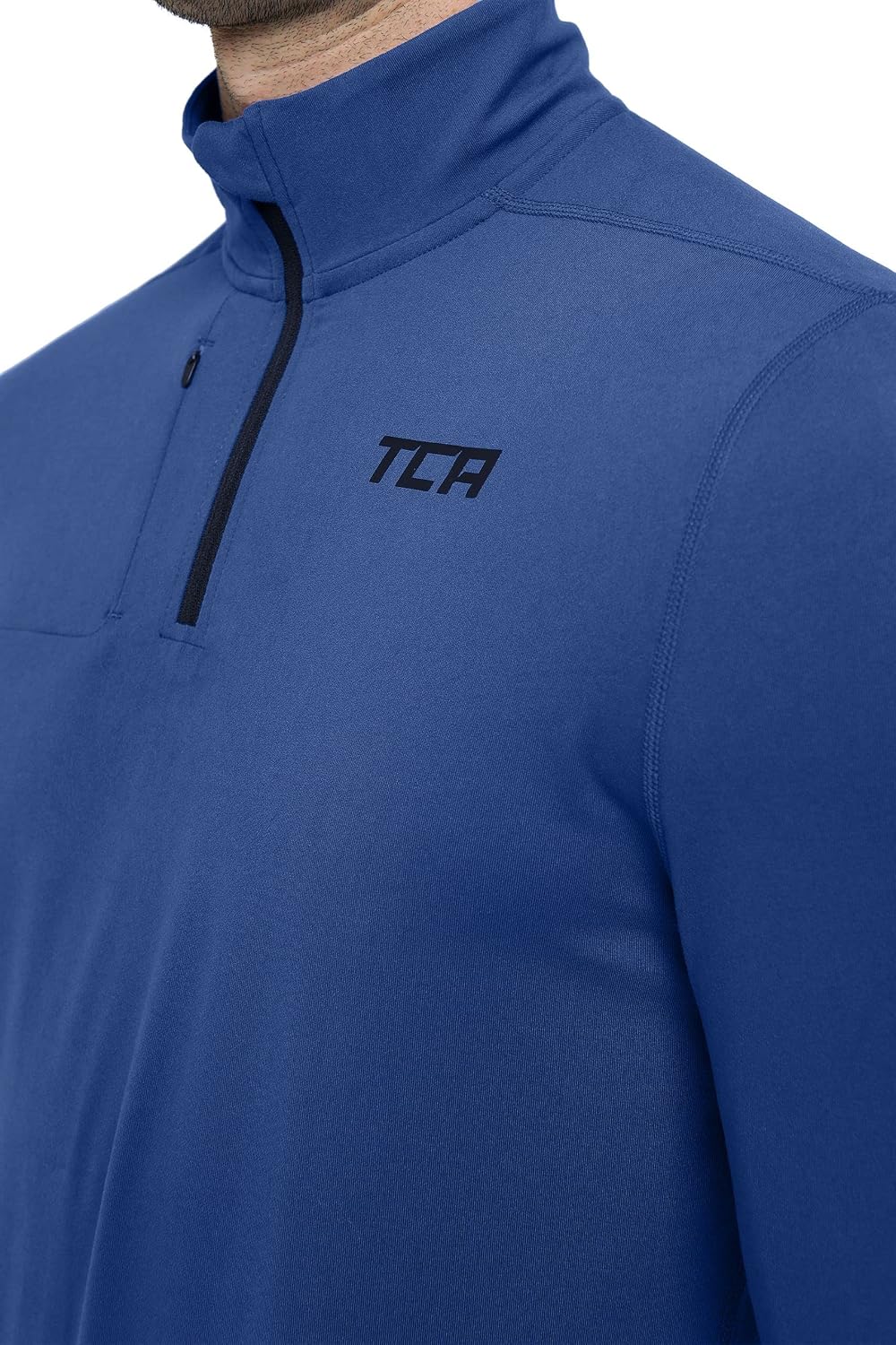 TCA Funktionsshirt Herren Langarm - Fusion Pro Quickdry Langarmshirt atmungsaktiv - Wandershirt Lauf