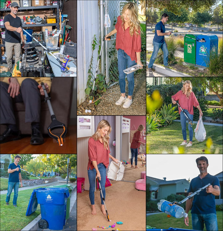 EZPIK 1 x 90 cm Greifer für Senioren mit Magnet-Greifarm, Robuste Greifzangen für Senioren und Mensc