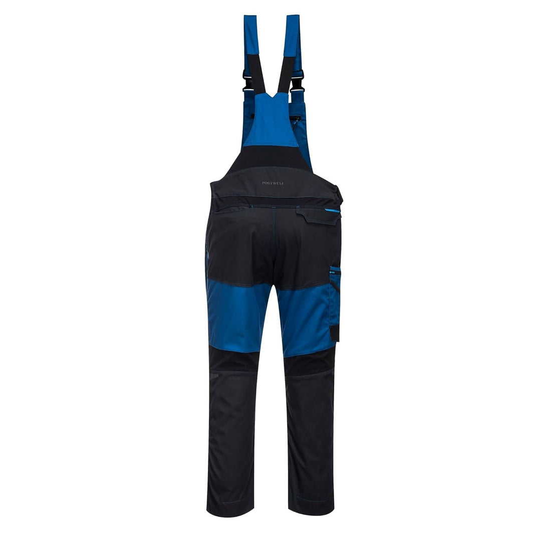 Portwest WX3 Latzhose, Grösse: M, Farbe: Persian Blau, T704PBRM M Persisches Blau, M Persisches Blau