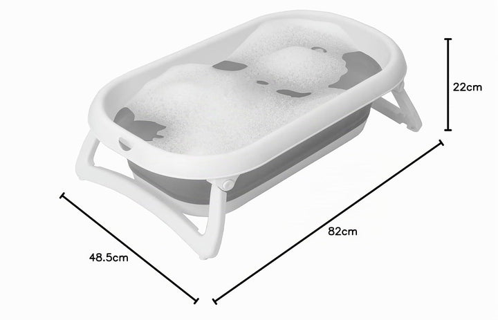 Rotho Babydesign Baby Bath 2go Faltbadewanne - Badewanne - Babybadewanne - Kinderbadewanne - Duschba