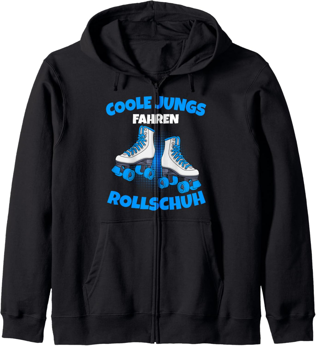 Coole Jungs fahren Rollschuh Fahrer Rollschuhe Kapuzenjacke
