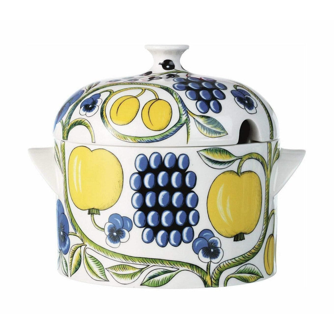 Arabia 1005597 Paratiisi Suppentopf mit Deckel 2,8 l, Porzellan