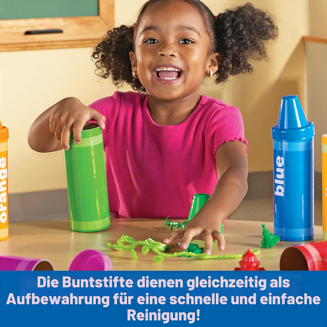 Learning Resources Sortierstifte in Regenbogenfarben Buntstifte, Buntstifte