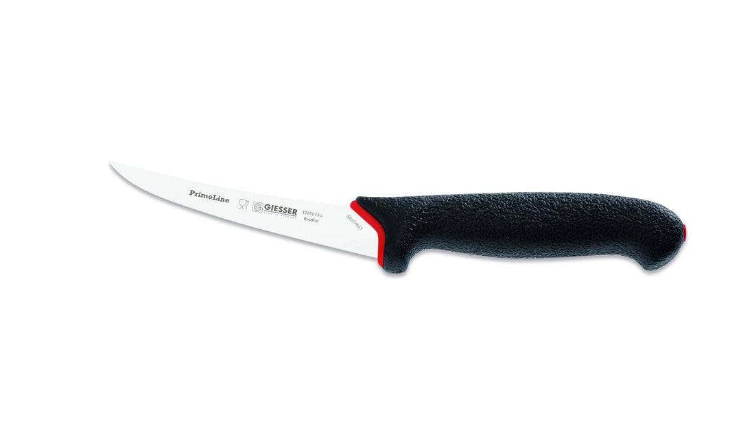 Johannes Giesser Messerfabrik PrimeLine Ausbeinmesser stark Messer, Schwarz, 13 cm