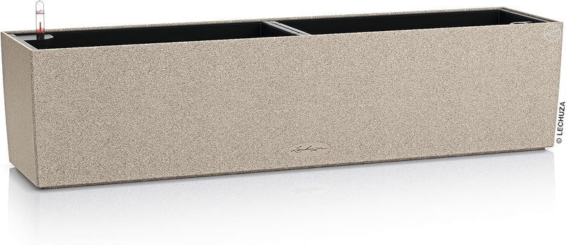 LECHUZA BALCONERA Stone 80 sandbeige 15661 79x19x19 cm Sandbeige, 79x19x19 cm Sandbeige