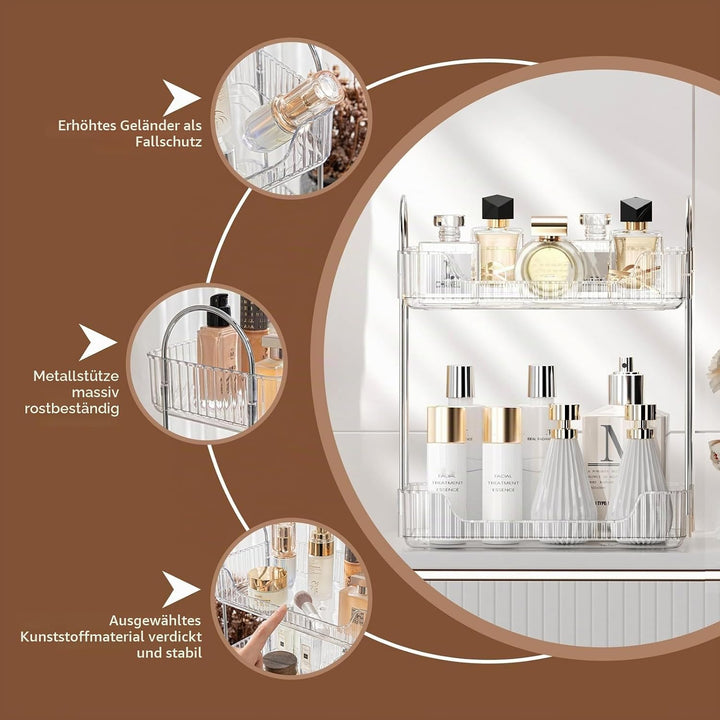 CESTATIVO Make up Organizer, Kosmetik Organizer, Beauty Organizer, Hautpflege Organizer für Badezimm