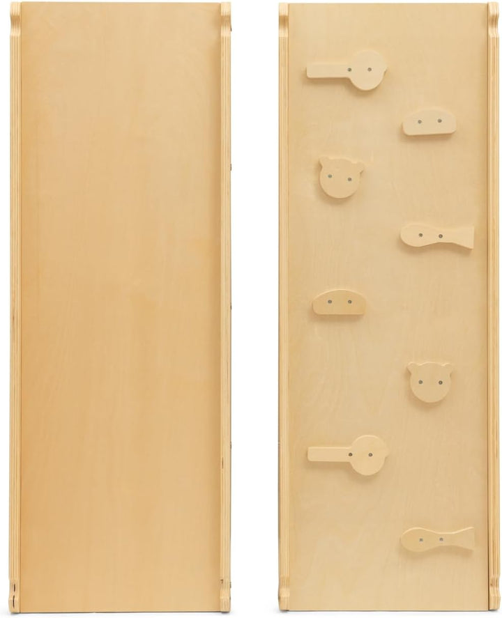 FINOOS Montessori Indoor Spielset: 7-in-1 Klettergerüst mit Rutsche & Bogen für Kleinkinder und Kind