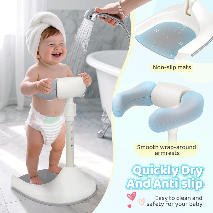 Baby Dusche Ständer,Baby Shower Stand Support,Höhenverstellbar,Mit Rutschfestem Boden Und Sicherheit
