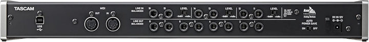 Tascam US-16x08 – USB-Audio-/MIDI-Interface (16 Eingänge / 8 Ausgänge) US-16x08 US-16x08 Single, US-