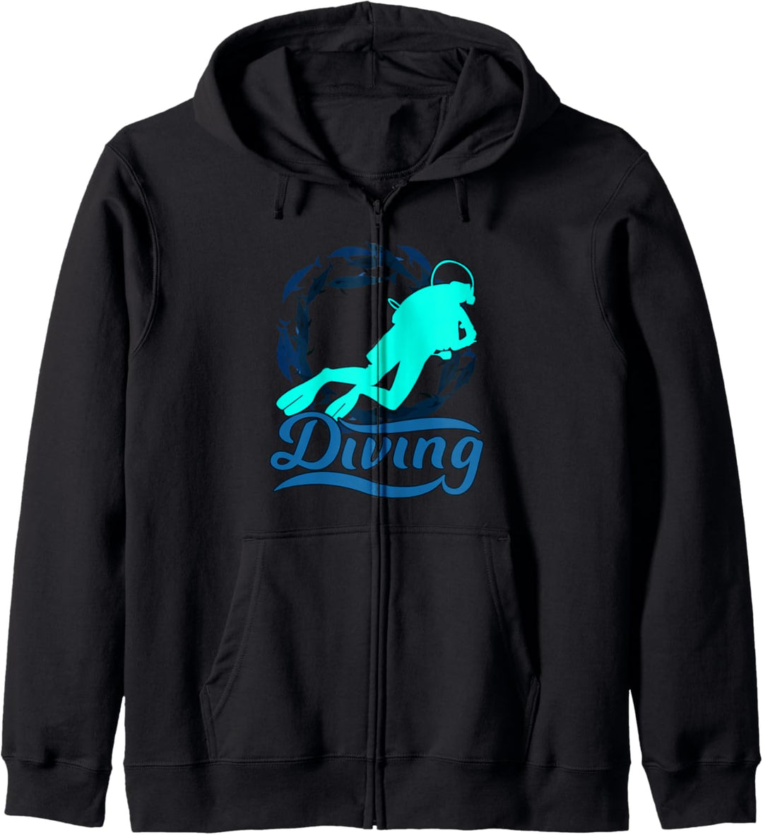 Tauchen mit Haien Taucher Geschenk T Shirt Kapuzenjacke
