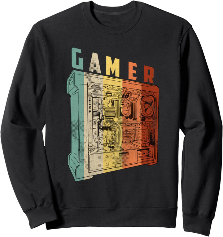 PC Gamer Retro Vintage Gaming Sweatshirt