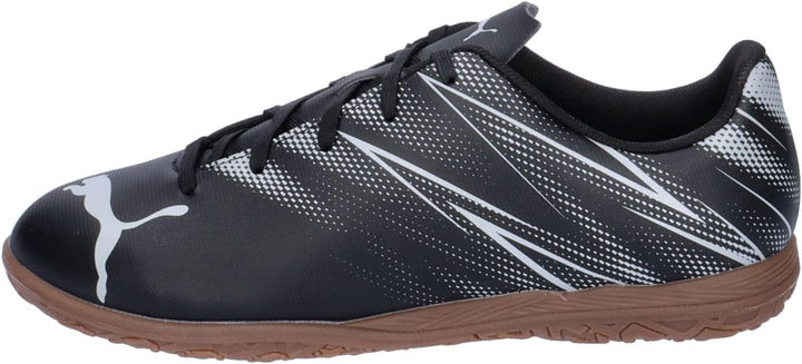 PUMA Unisex Kinder Attacanto Turf Training Soccer CleatsSneaker 32.5 EU Puma Schwarz Silber Mist, 32