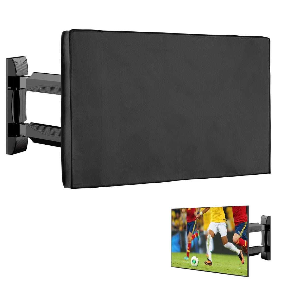 kwmobile 32" TV Outdoor TV Abdeckung - Fernseher Hülle Bildschirmschutz - Schutzhülle wetterfest - S