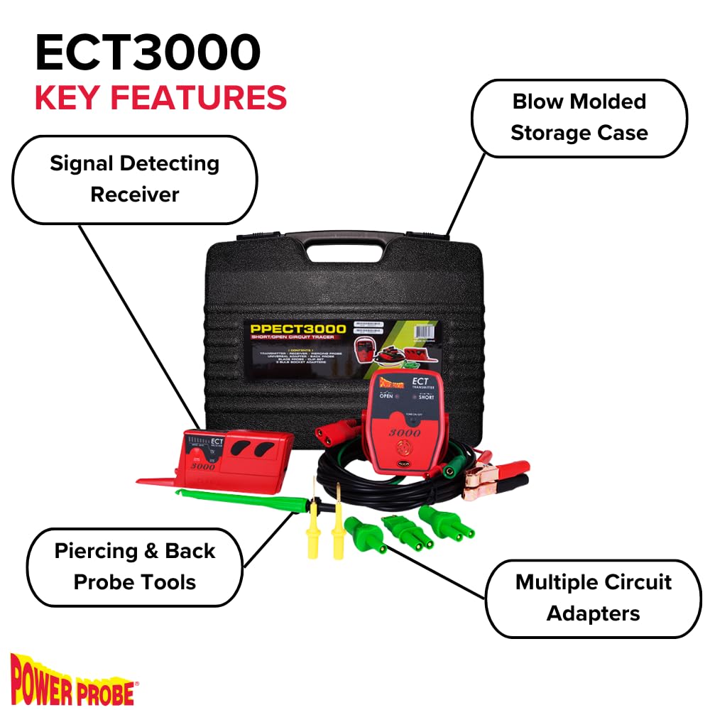 Power Probe PPECT3000 Vehicle Electrical Short Circuit and Open Circuit Locator - Elektrischer Fehle