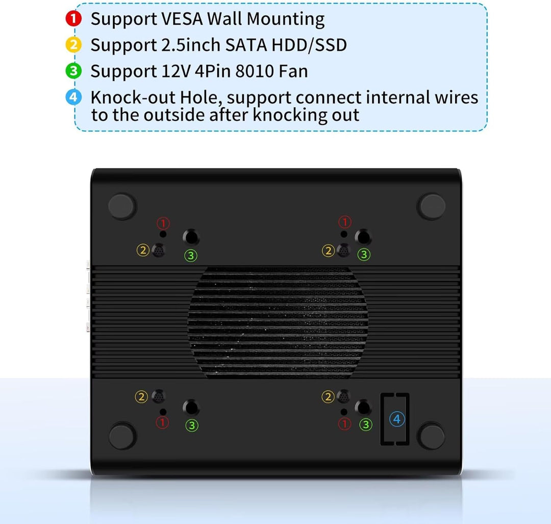 Mini PC Dual 10Gbe N150(Upgrade N100) Firewall Hardware, 2 x 82599ES SFP+ 10Gbps, 4 x 2.5Gbe i226-V