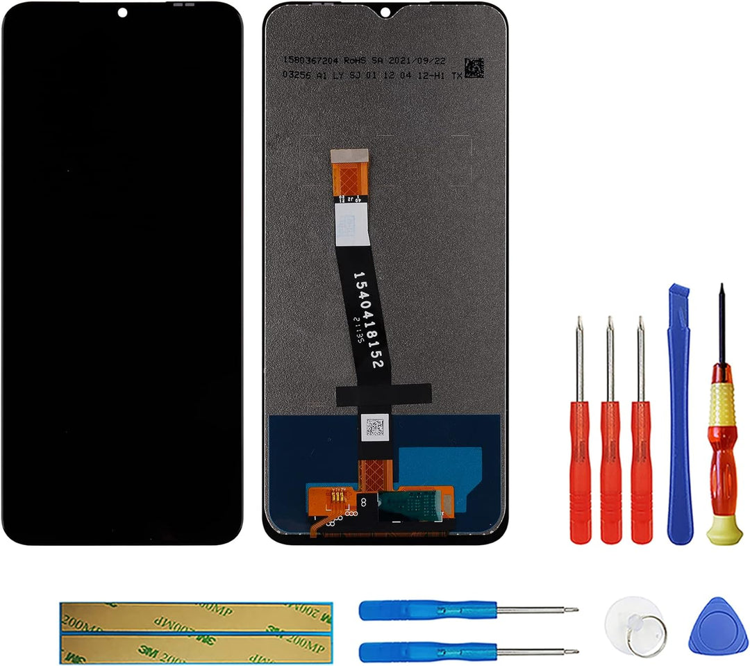 swark LCD Display Kompatibel mit Samsung Galaxy A22 5G SM-A226 (Schwarz Ohne Rahmen) Touch Screen Re