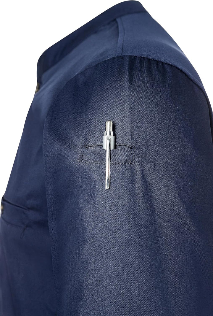 Karlowsky Herren Langarm Arbeitsshirt Performance 60% Baumwolle, 40% Polyester 4XL Marine, 4XL Marin