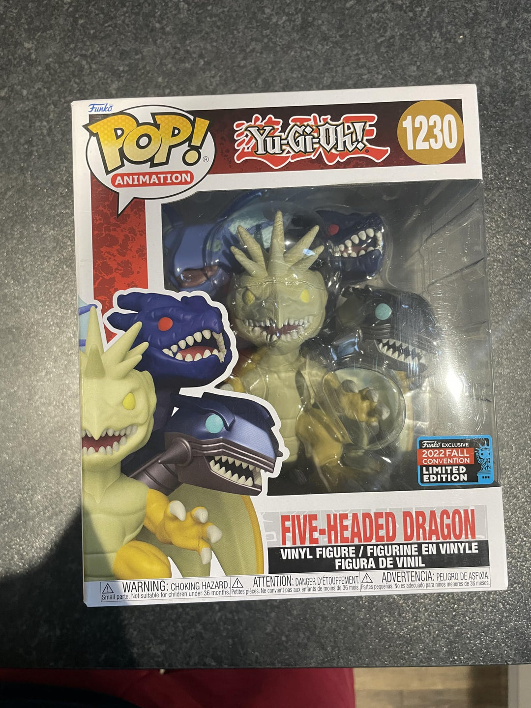 Funko POP! Super Animation: Yu-Gi-Oh! Five-Headed Dragon Vinyl Figure 2022 Fall Convention Exclusive