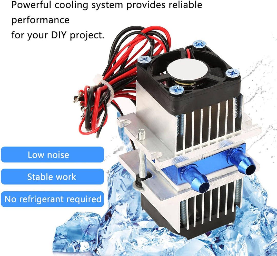 DIY Semiconductor Water Cooling Systems Gerät Thermoelektrischer Peltier-Kühler Kühlung(120W), 120w