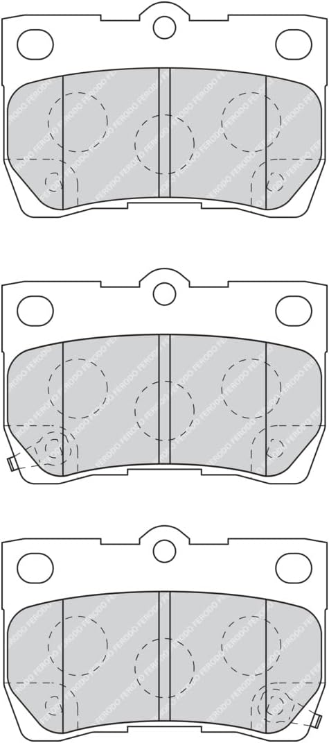 Ferodo FDB4001 PREMIER Bremsbelagsatz, Scheibenbremse - (4-teilig) - (4 Stück)