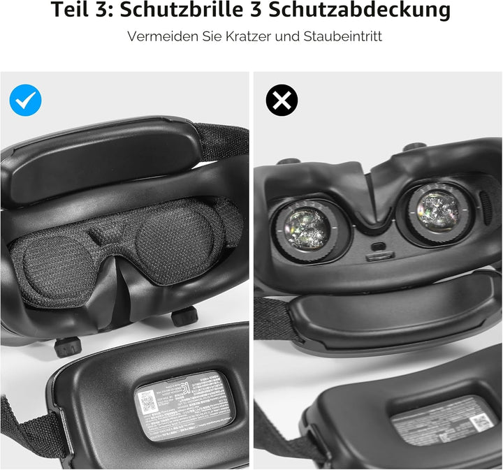 FPVtosky 3-IN-1 Schutz Zubehör für DJI Avata 2, Propellerschutz + Linsenschutz + Objektivschutzabdec