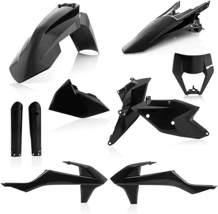 Acerbis Plastik-Kit Full-Kit Schwarz