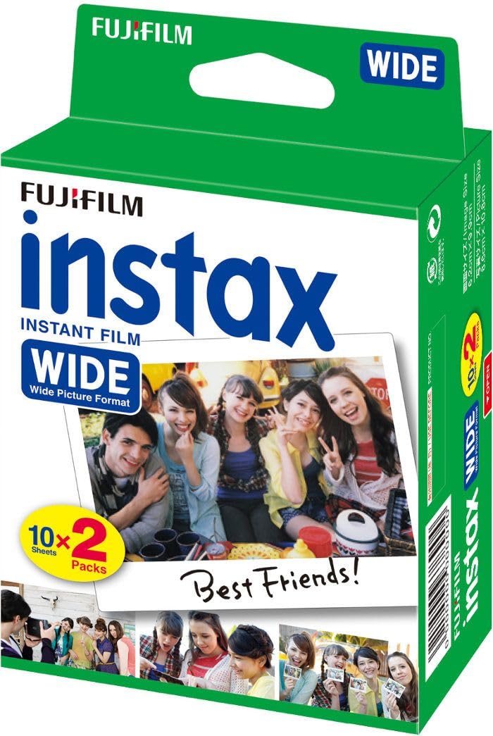 Fujifilm Instax Wide Sofort-Film, 2 x 10 Blatt