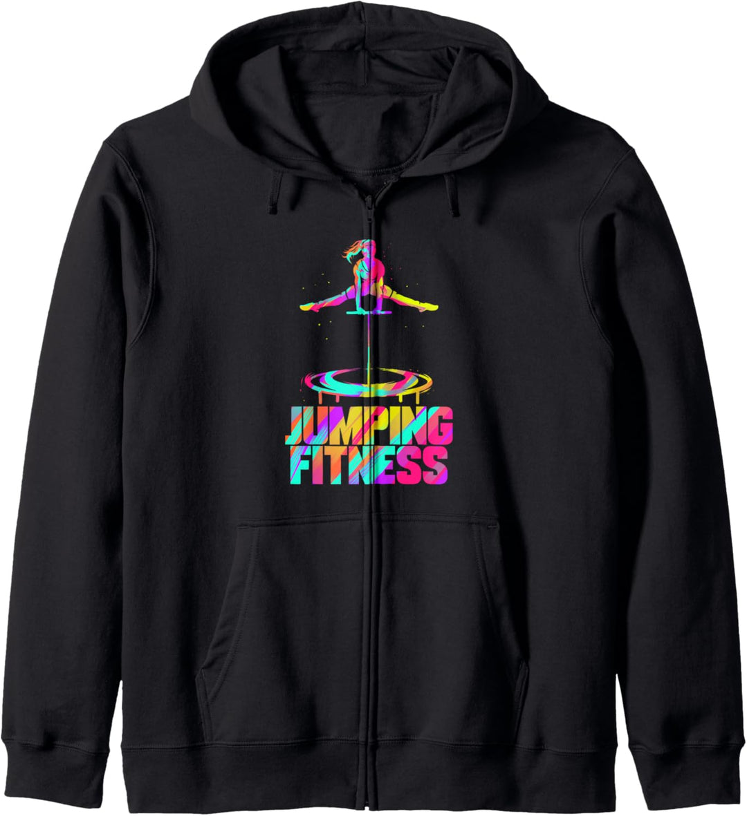 Jumping Fitness Trampoline Workout Training Geschenk Kapuzenjacke