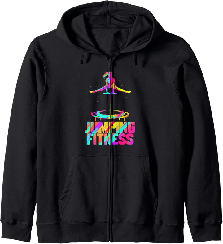 Jumping Fitness Trampoline Workout Training Geschenk Kapuzenjacke